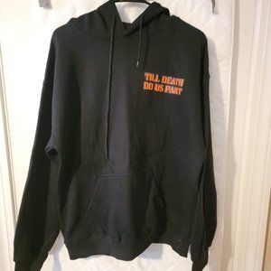 Assholes Live Forever Hoodie Till Death Do Us Part Linda Finegold ALF sz LARGE N